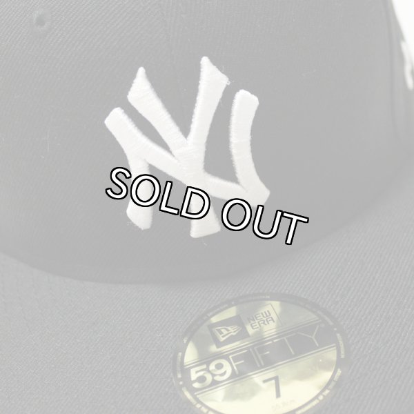 画像2: NEWERA （ニューエラ）59FIFTY NYヤンキース (ブラックXホワイト)11308564 (2)