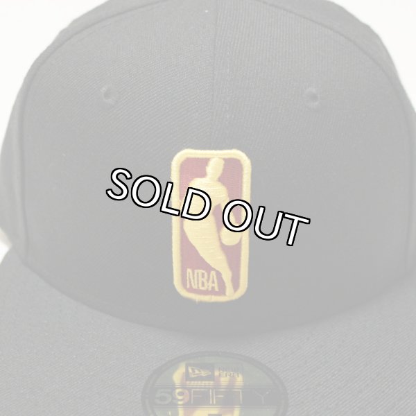 画像2: NEWERA （ニューエラ）59FIFTY NBA ロゴマン CAVS(クリーブランド・キャブス(ブラックXチームカラー)11521913 (2)