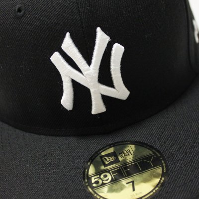 画像1: NEWERA （ニューエラ）59FIFTY NYヤンキース (ブラックXホワイト)11308564