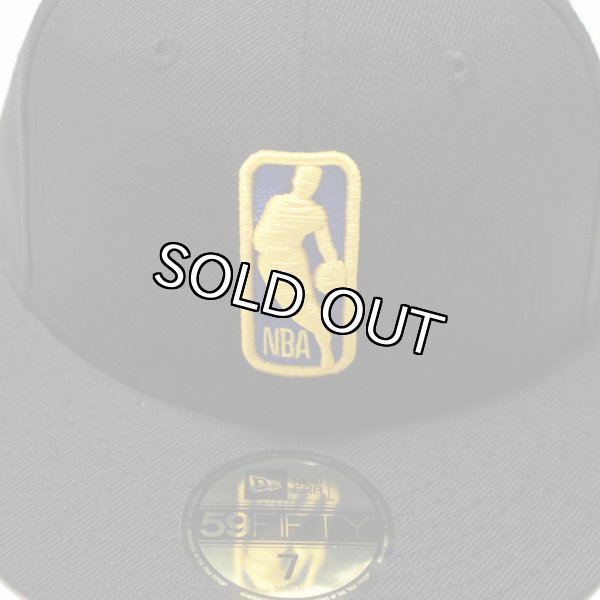 画像2: NEWERA （ニューエラ）59FIFTY NBA ロゴマン GOLDENSTATE WARRIORS(ゴールデンステート・ウォリアーズ(ブラックXチームカラー)11521913 (2)