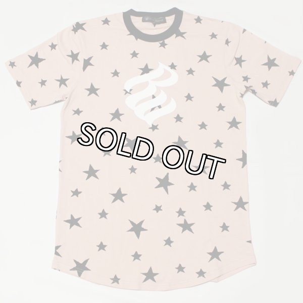 画像1: ROCAWEAR（ロカウェア）STAR & LOGO Tシャツ(ピンク) (1)