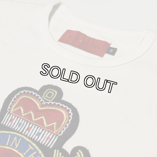 画像2: VIE RICHE（ヴィリッシュ）CHEST CREST Tシャツ（OFFWHITE) (2)