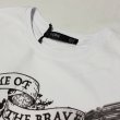 画像3: HUDSON OUTERWEAR（ハドソン) HOME OF BRAVE SS  Tシャツ(WHITE) (3)