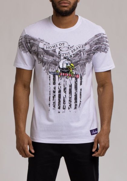 画像6: HUDSON OUTERWEAR（ハドソン) HOME OF BRAVE SS  Tシャツ(WHITE) (6)