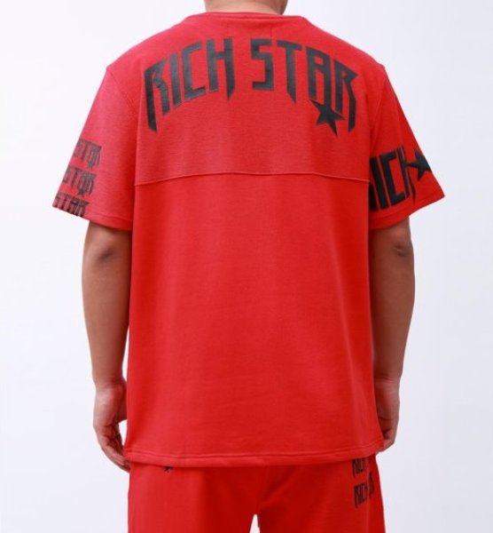 画像10: RICH STAR（リッチスター)LOGO REPEAT Tシャツ (R1230273)RED (10)