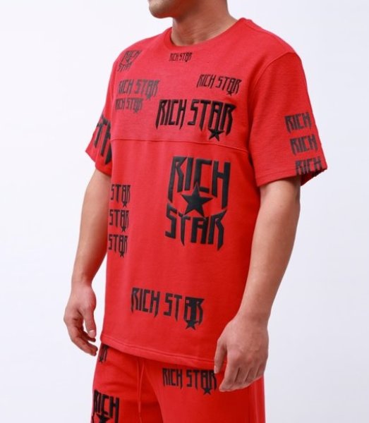 画像8: RICH STAR（リッチスター)LOGO REPEAT Tシャツ (R1230273)RED (8)