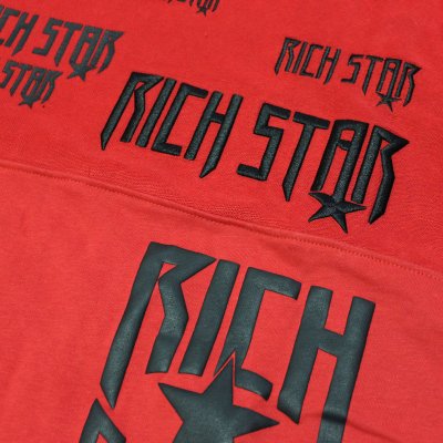 画像2: RICH STAR（リッチスター)LOGO REPEAT Tシャツ (R1230273)RED