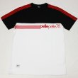 画像1: PELLE PELLE（ペレペレ)STADIUM BACK Tシャツ (ホワイト-ブラック-レッド) PP3068 (1)