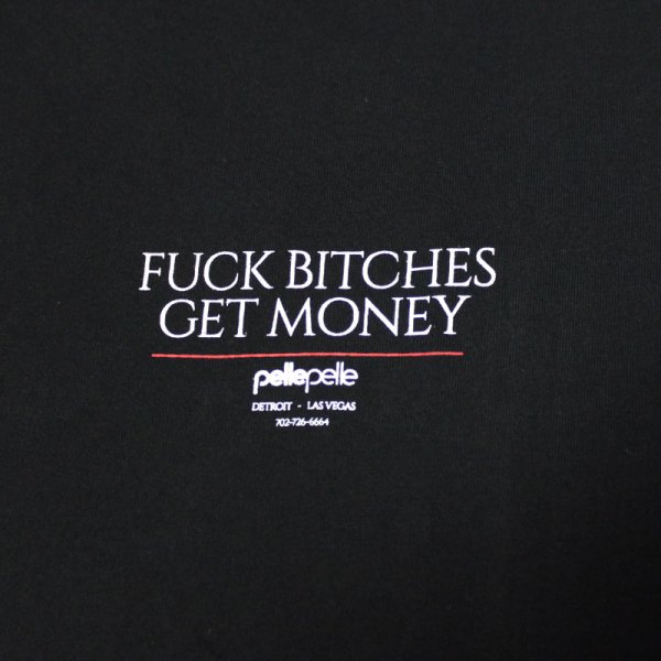画像3: PELLE PELLE(ペレペレ)GET MONEY Tシャツ (ブラック) PP3070 (3)