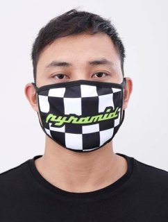BLACK PYRAMID（ブラックピラミッド）Maze Logo Face Mask (Y7162566