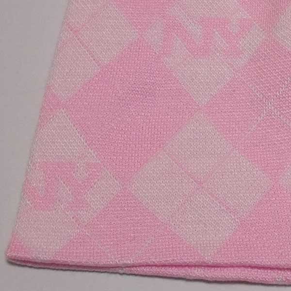 画像3: NYロゴアーガイルニットビーニー（ニット帽）（ピンク） (3)