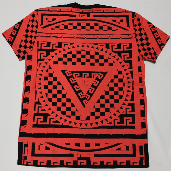 セール Double Needle ダブルニードル オールオーバープリントtシャツ ブラック レッド ヒップホップ B系 セール Double Needle ダブルニードル オールオーバープリントtシャツ ブラック レッド ヒップホップ B系