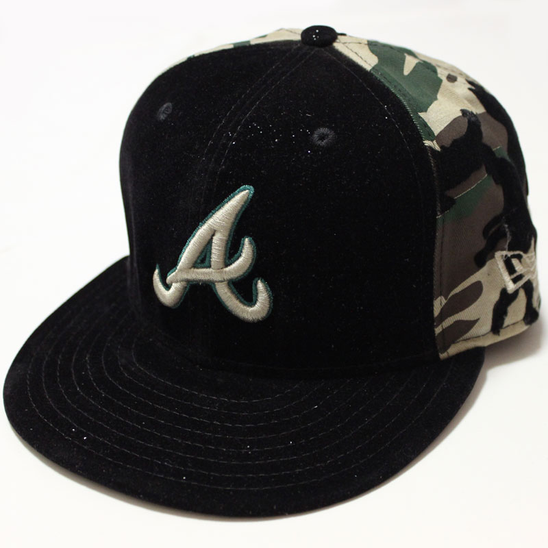 Newera ニューエラ 59fifty Atranta Braves Camo Hip Hop B系 Mlb キャップ